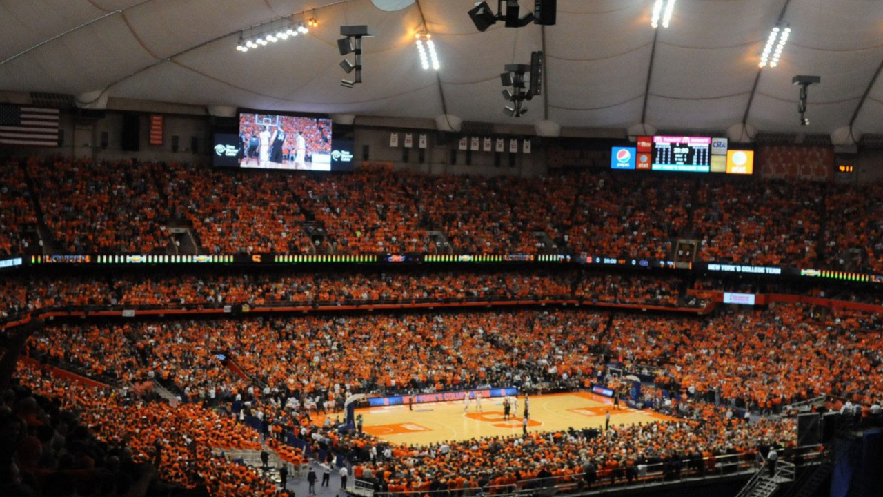 A sold out crowd for Syracuse Basketball.