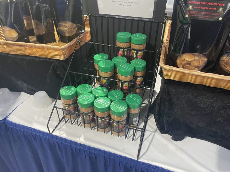 Ron Loeber's spices on display