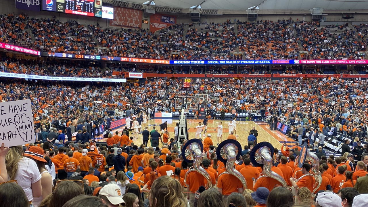 Fans in the Dome.