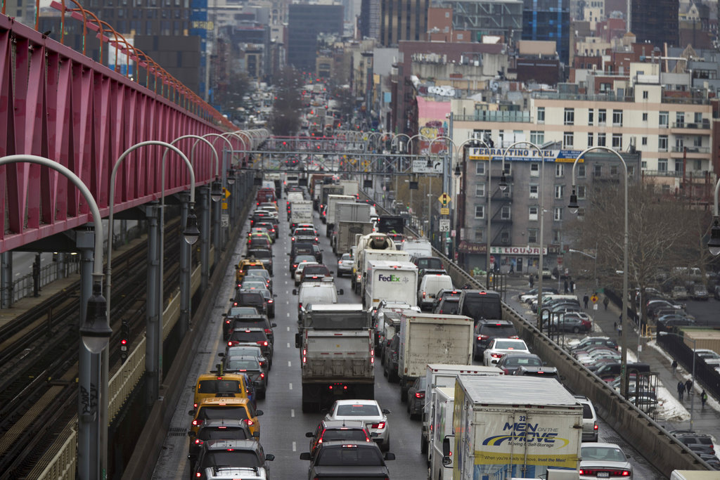 Traffic on the Manhattan Tolls