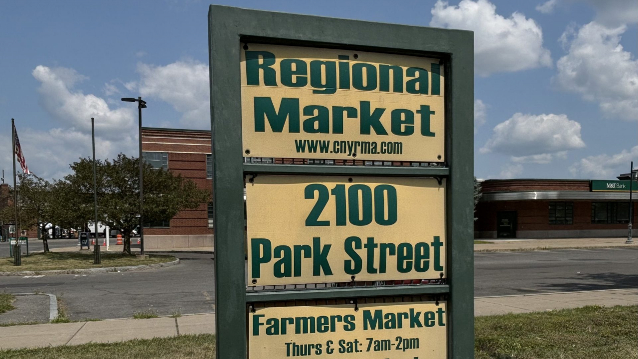 Farmers are navigating the tough weather conditions this summer and looking to sell their crops at the Central New York Regional Farmers Market in Syracuse.