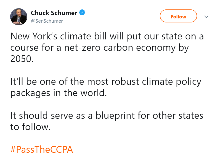 Chuck Schumer talks about climate bill