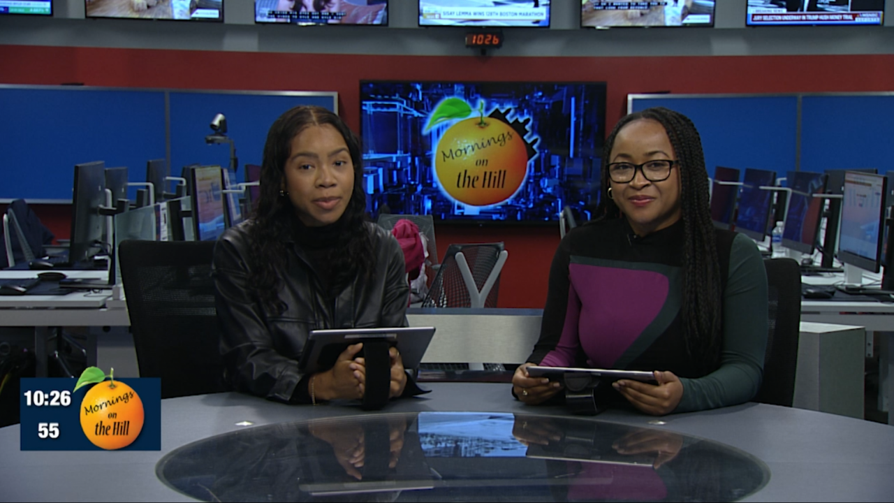 Krystin Lilly (left) Za'Tozia Duffie (right) anchor the April 16th version of mornings on the hill.