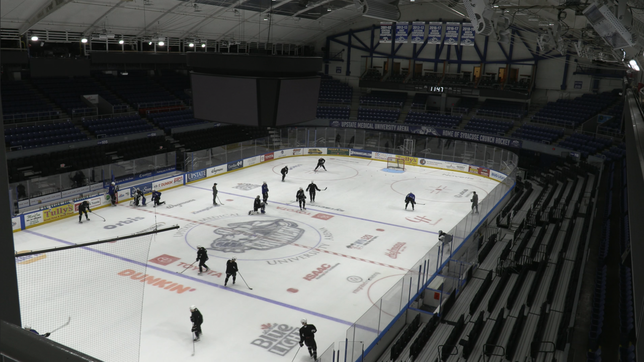 Upstate Medical University Arena, the home of the Syracuse Crunch, is one of the oldest "barns" in the AHL, but provides a home ice advantage with fans so close to the action.