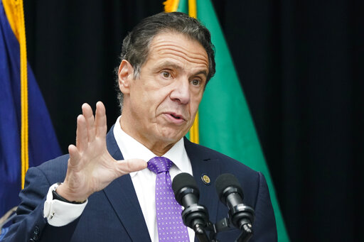 Cuomo speaks on new COVID restrictions.