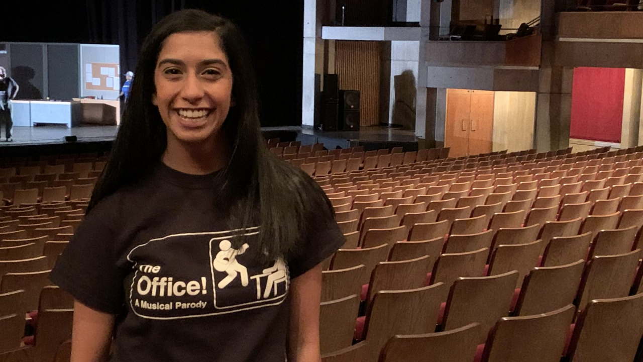 Devina Sabnis plays Kelly Kapoor in the musical parody of NBC's "The Office."
