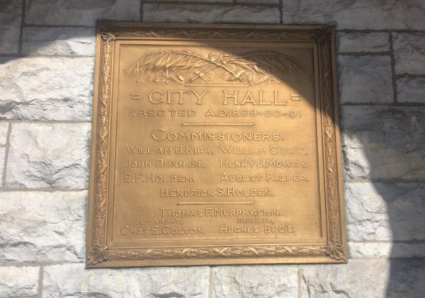 City Hall plaque