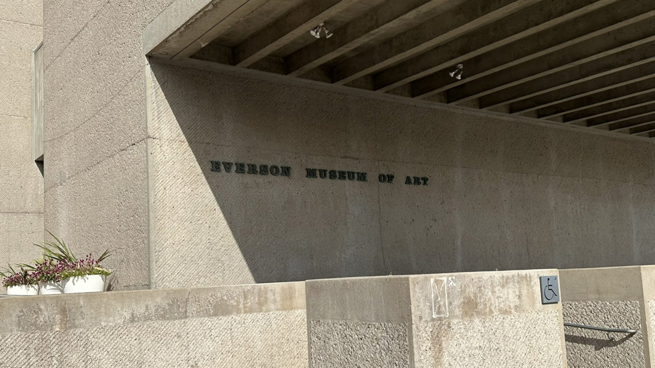 The exterior of the Everson Art Museum.