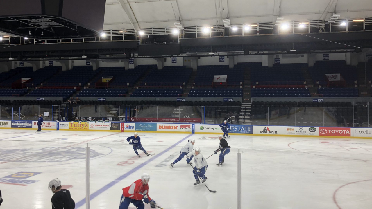 The Crunch practice under their new lights