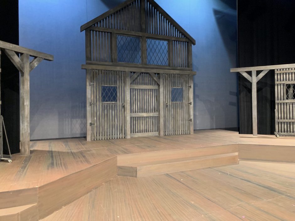 Image of the Crucible set at Syracuse Stage.