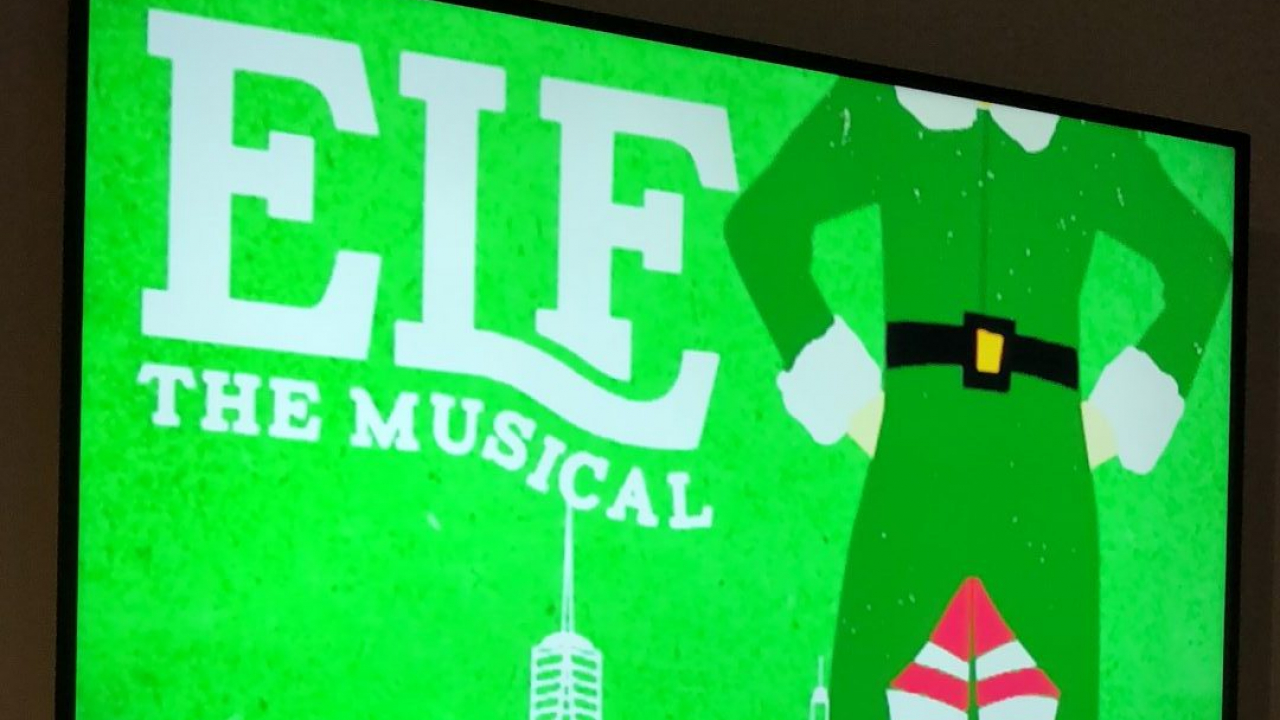 Elf the Musical Sign