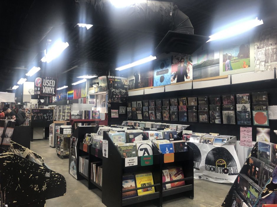 The inside of The Sound Garden, an independent record store in Syracuse.