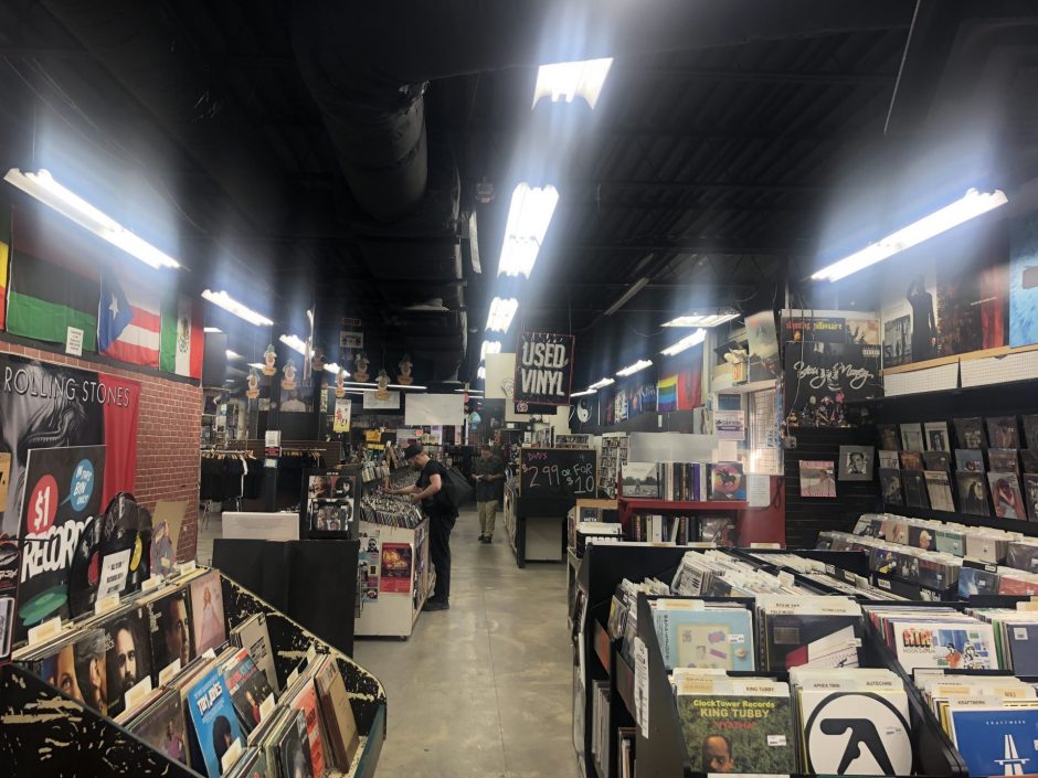 The inside of The Sound Garden, an independent record store in Syracuse.