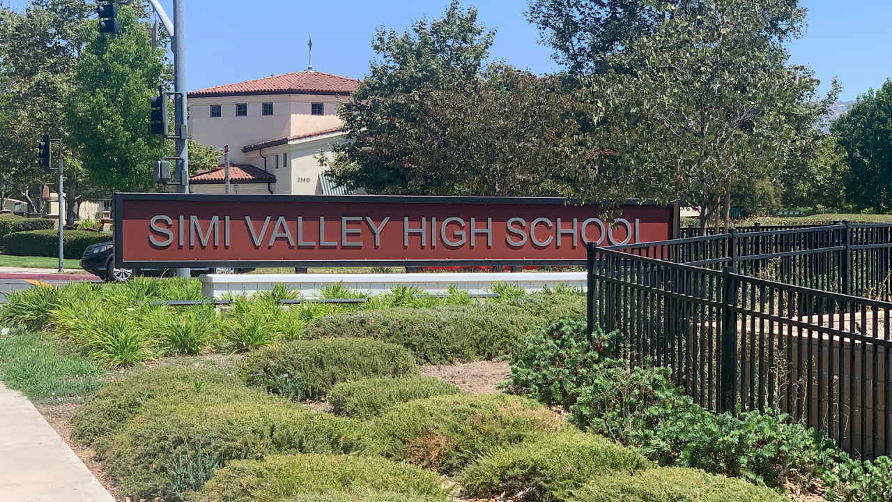 Simi Valley High School Sign
