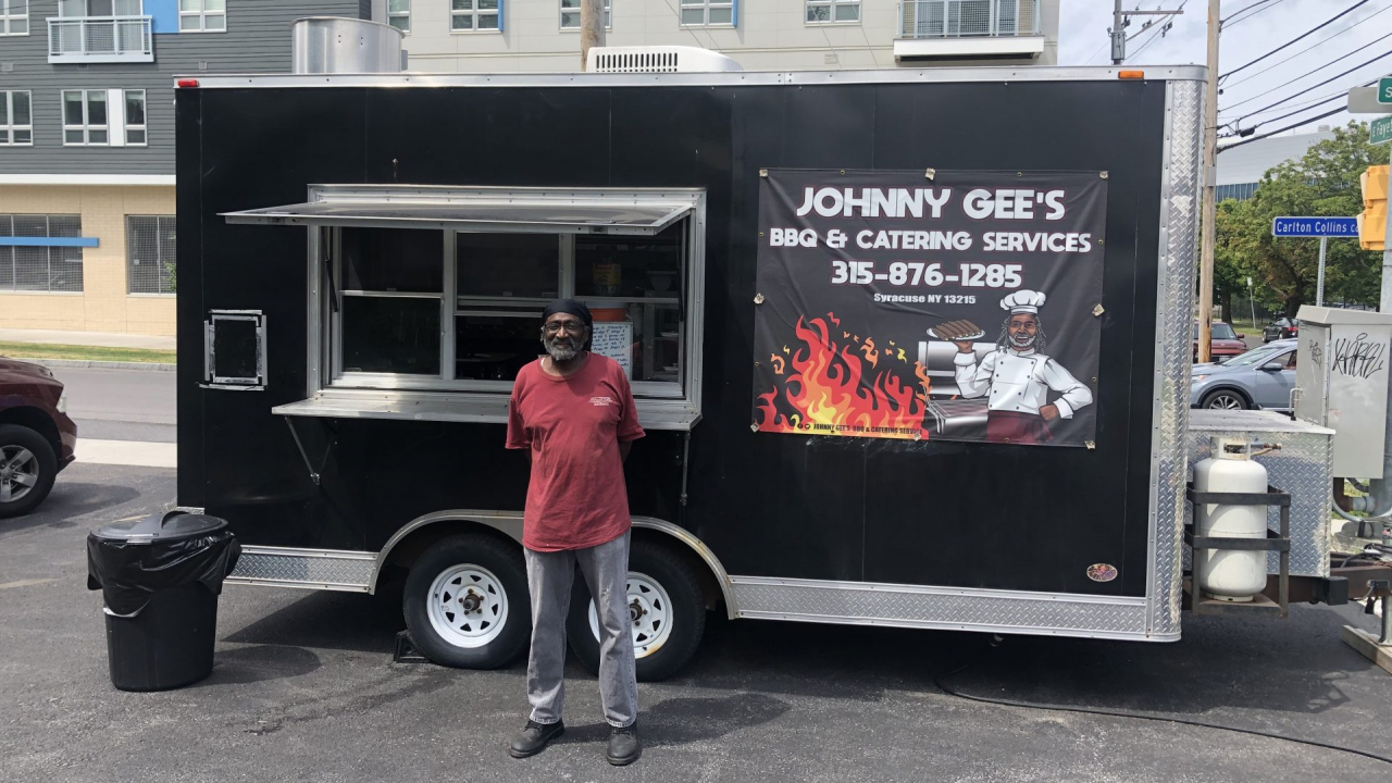 John H. Giles Sr. is the proprietor of "Johnny Gee's BBQ and Catering Services".