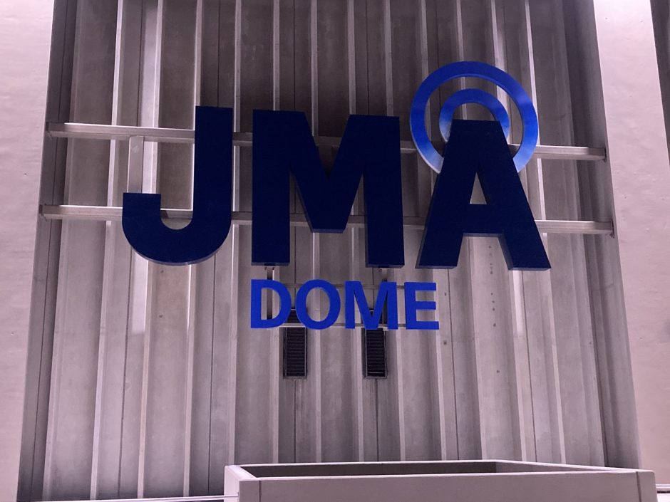 Front entrance of the JMA Wireless Dome