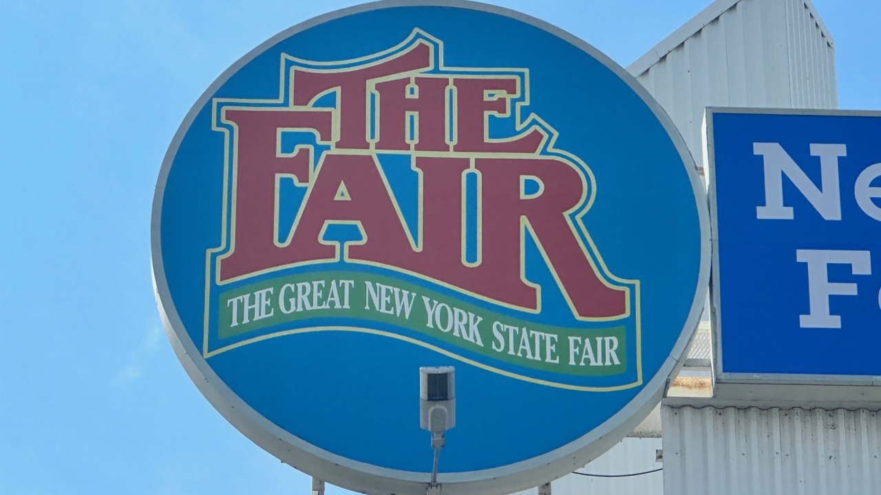 "The Great New York State Fair" Sign at the New York State Fairgrounds in Syracuse.