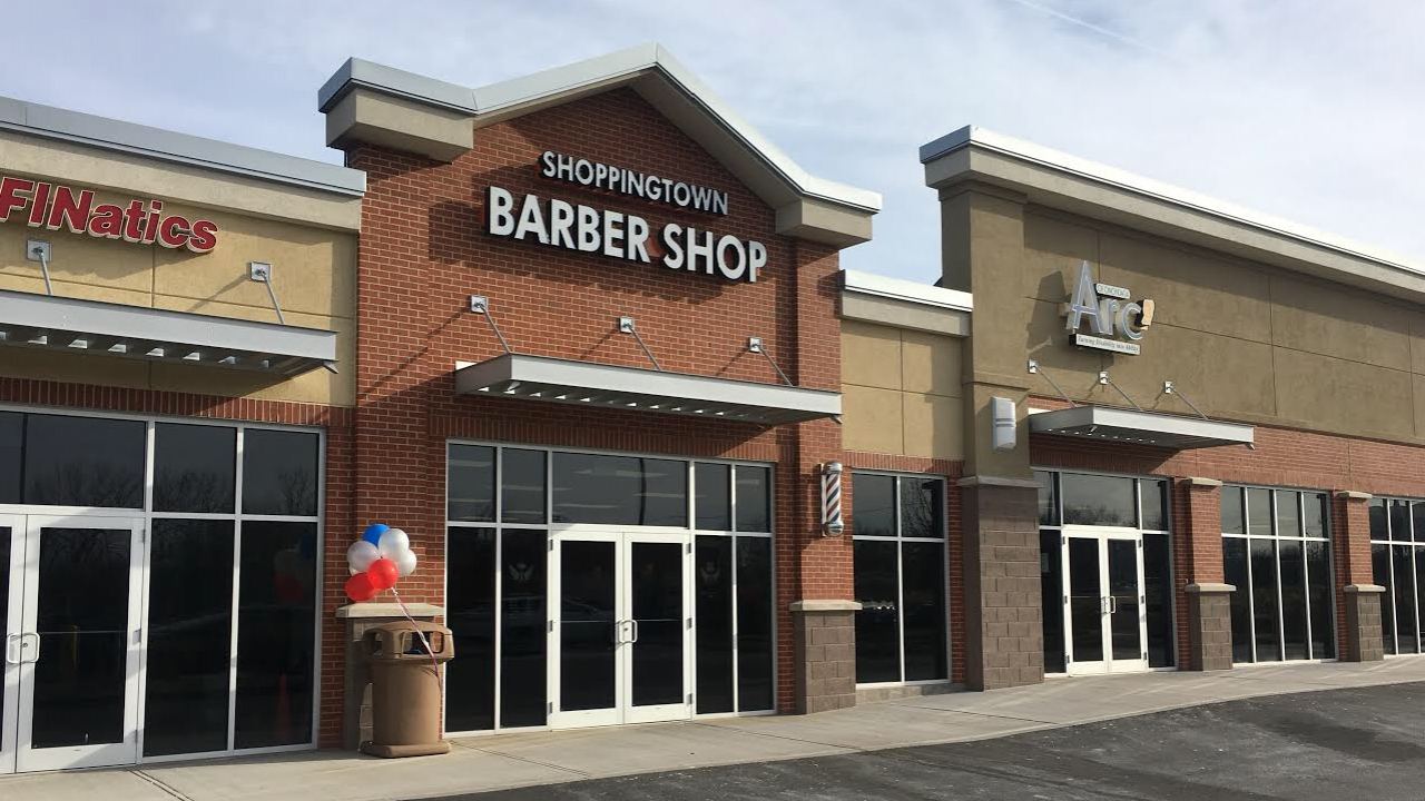 It's the grand re-opening at ShoppingTown Barber Shop in Manlius.