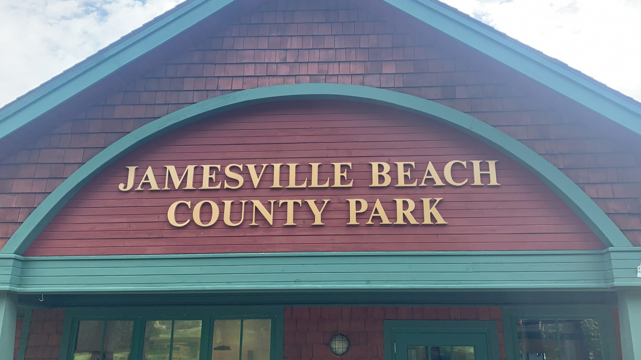 Beachgoers head to Jamesville Beach for a swimming alternative