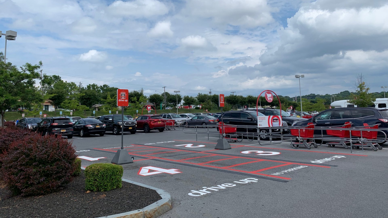 The parking lot of the Target in Camillus