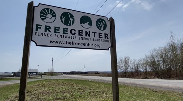 Free Center sign