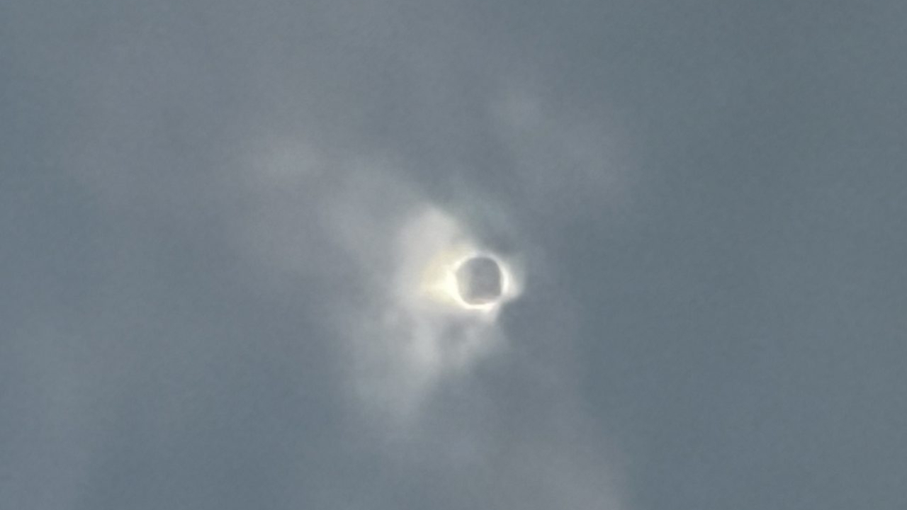 Photo of Sky During Eclipse