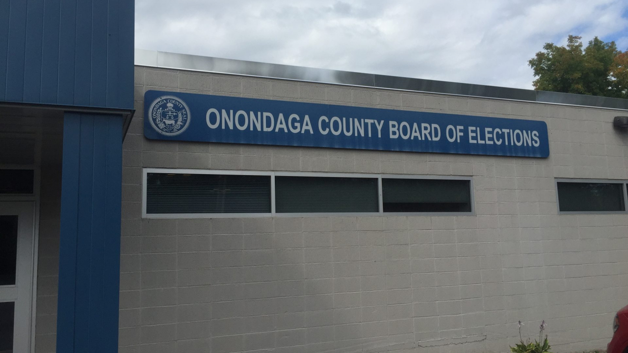 Onondaga County Board of Elections office on Erie Blvd.