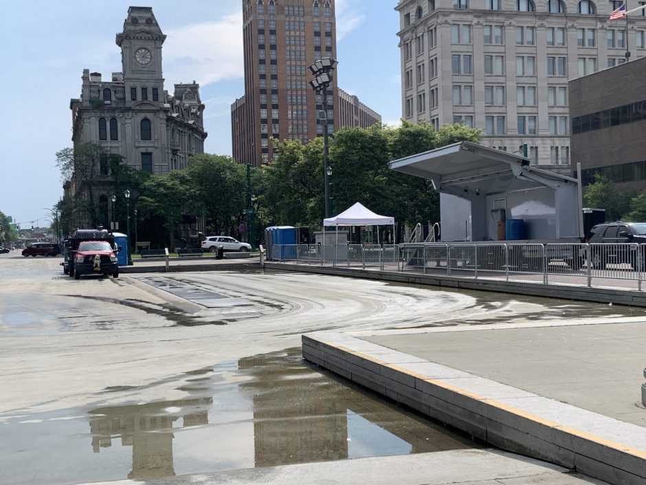 Clinton Square will soon be filled with the Syracuse community.