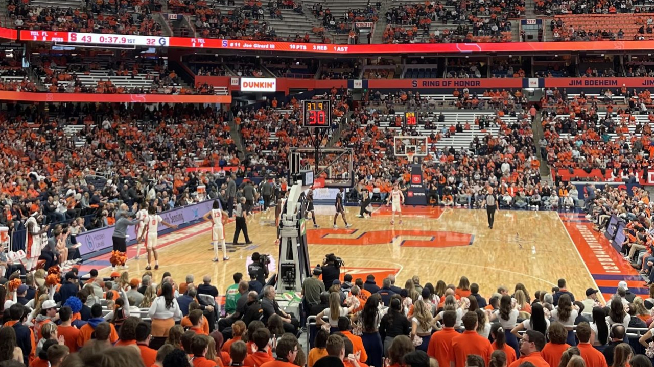 Packed JMA Wireless Dome for Syracuse Men's Basketball Game