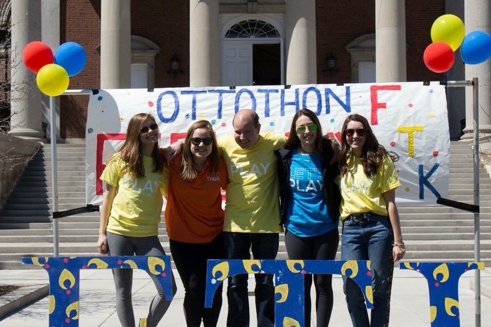 Andrew Benbenek stands among other Ottothon organization members