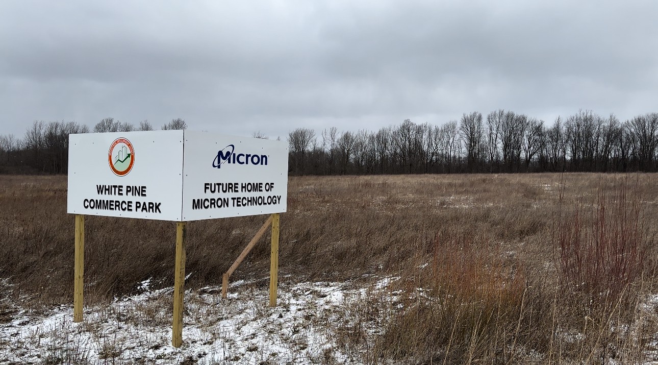 The Site of Micron's Future Facility in Clay, New York