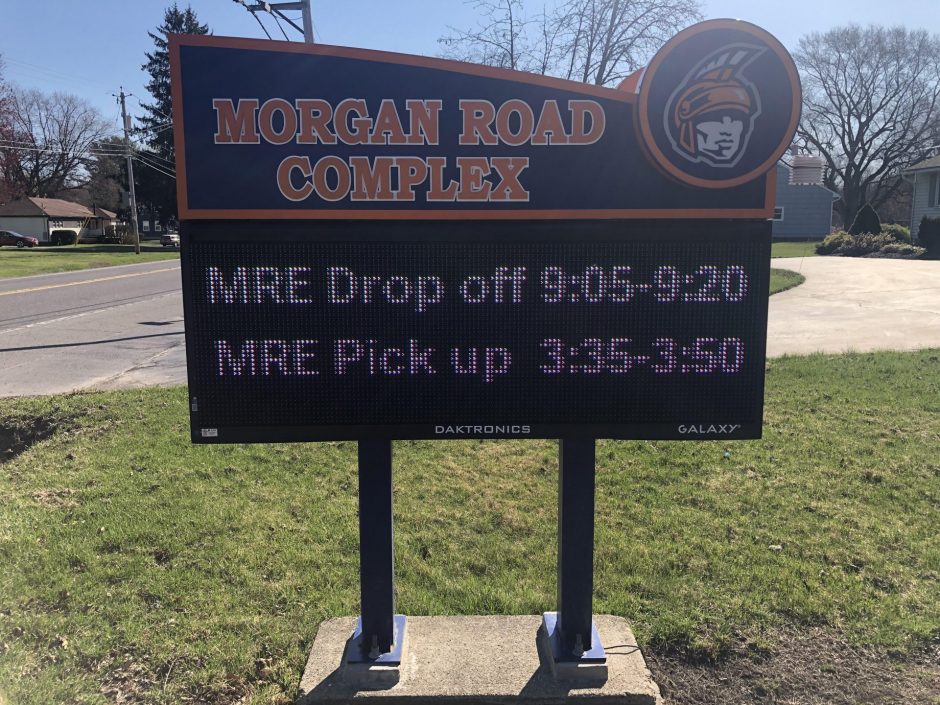 Morgan Road Elementary Sign