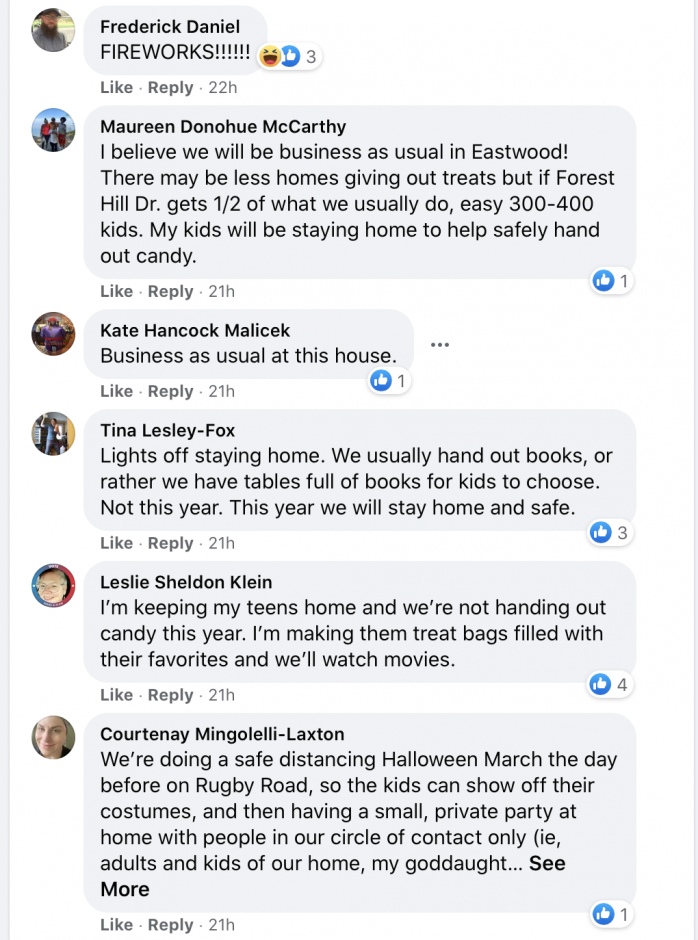 Facebook Screenshot of Syracuse Neighborhood Group