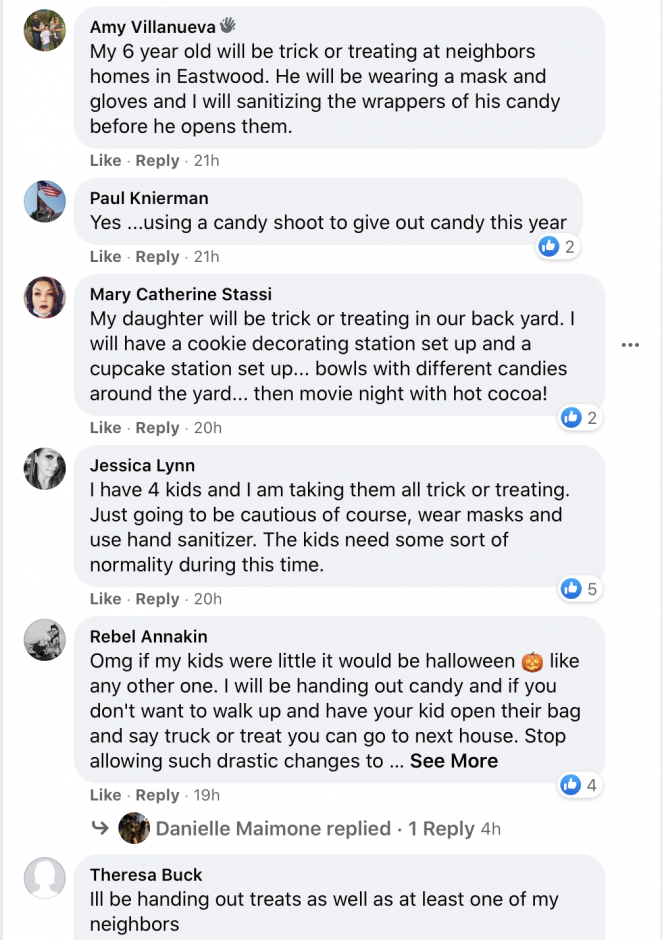 Facebook Screenshot of Syracuse Neighborhood Group
