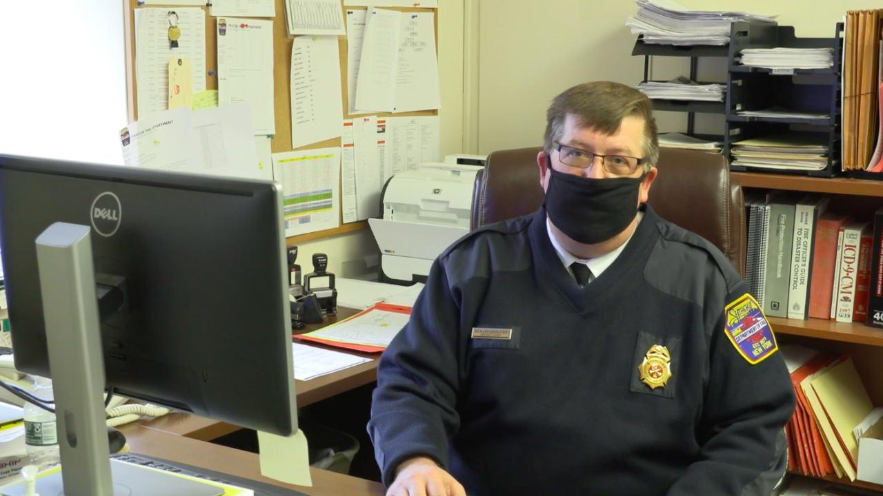 District Chief Kisselstein in his office.