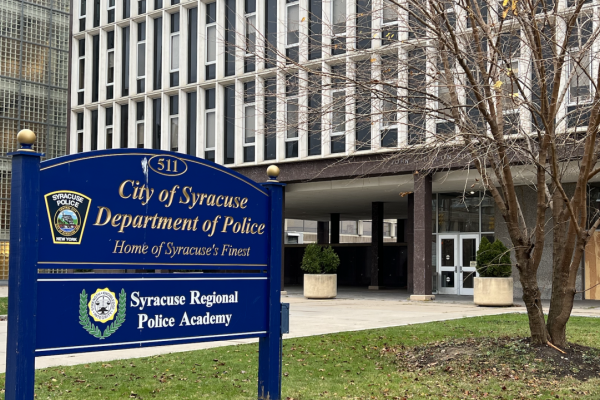 The front of the City of Syracuse Department of Police building