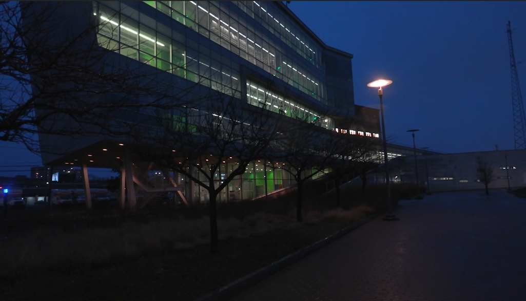 Exterior shot of the Syracuse University Center of Excellence
