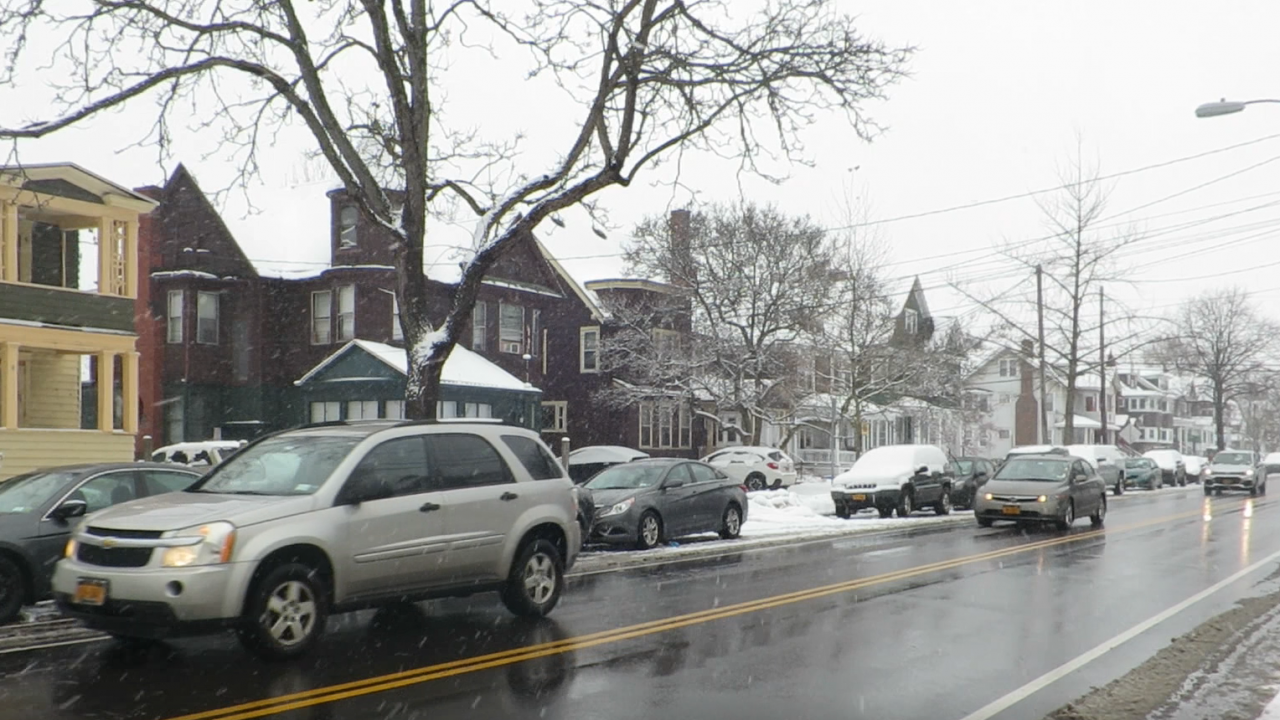 Snowy Syracuse Road