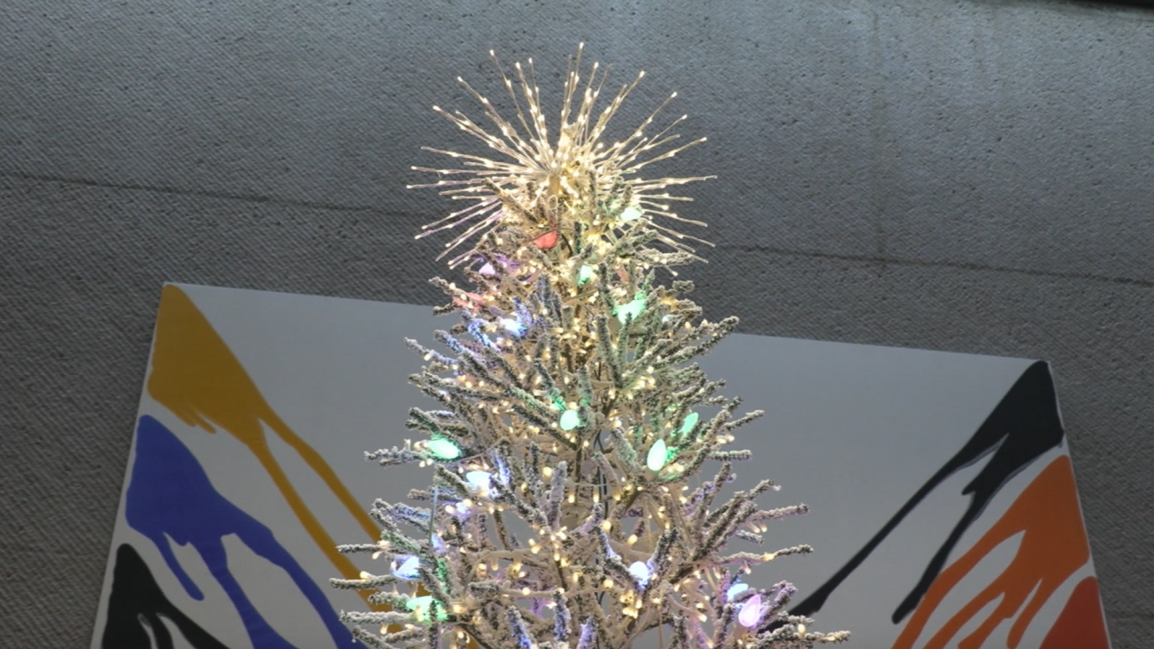 christmas tree at everson museum