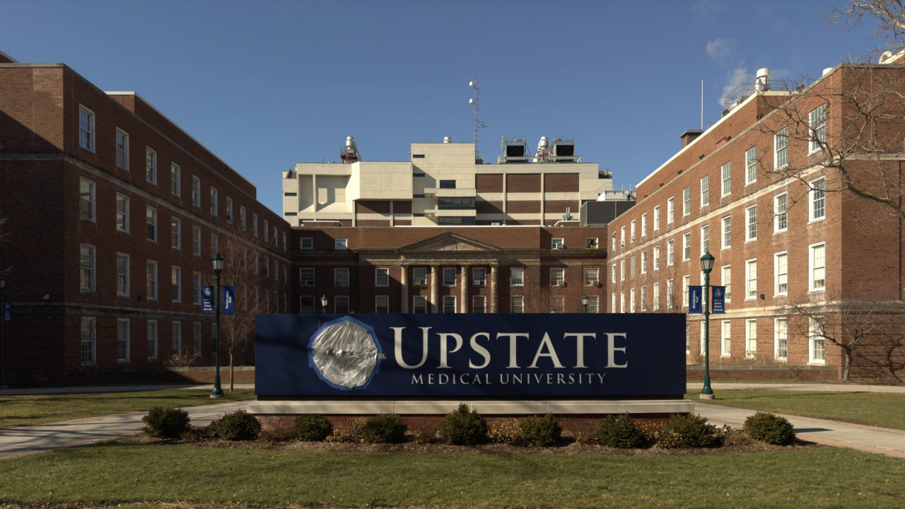 Upstate Medical University exterior.
