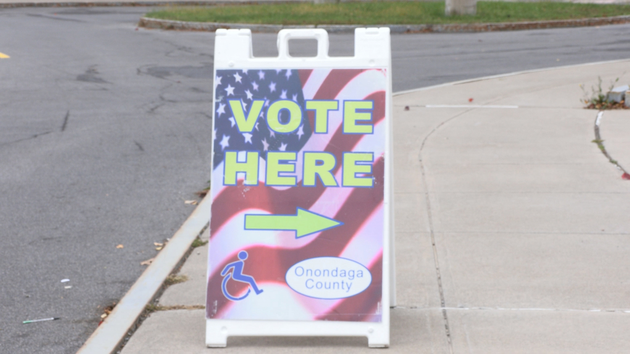 Voters in DeWitt gathered to cast ballots for local county officials.