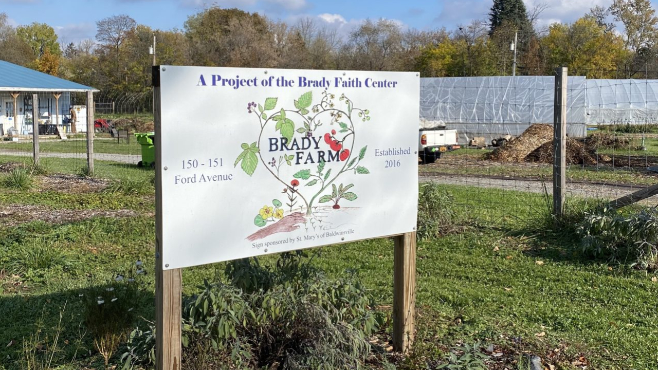 Brady Farm is a six acre urban farm in the city of Syracuse.
