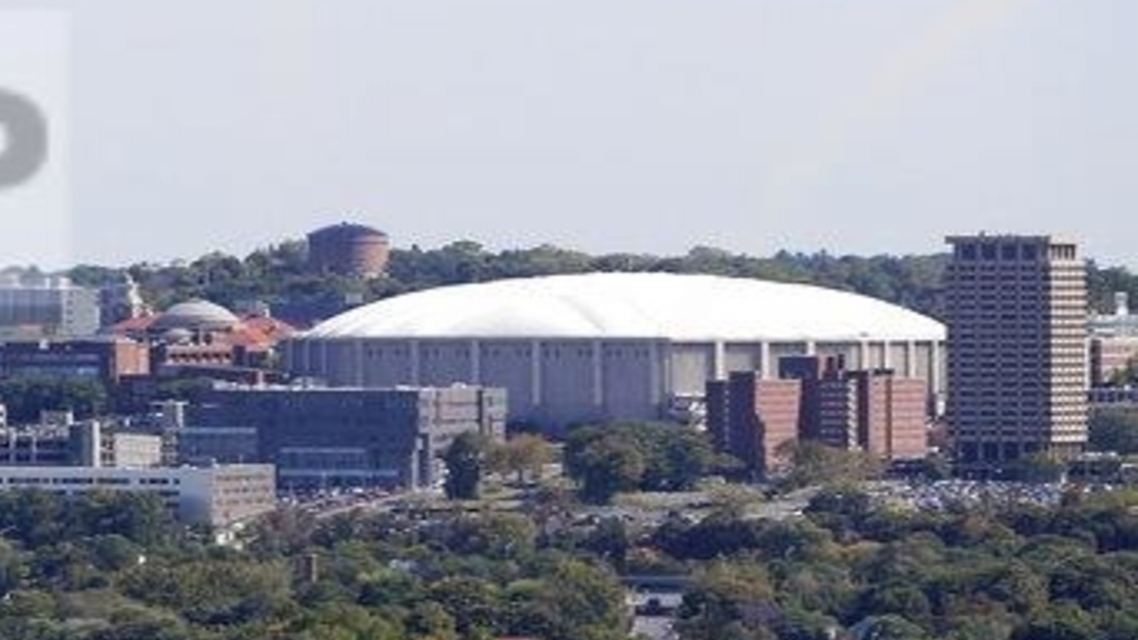 The Syracuse University Carrier Dome.