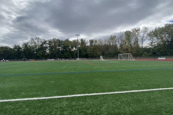 Skytop field on South Campus hosts both Club Lacrosse team's practices