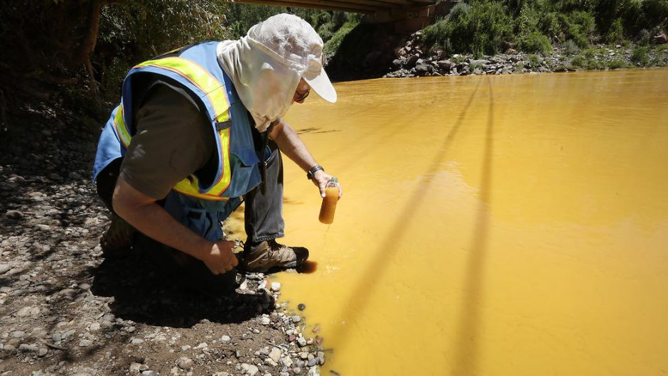 U.S. mining sites mix toxic waste into drinking water sources.
