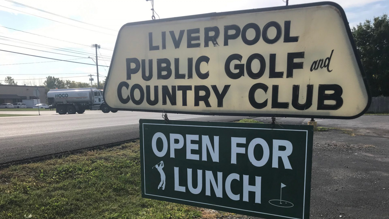 Sign: Liverpool Public Golf & Country Club