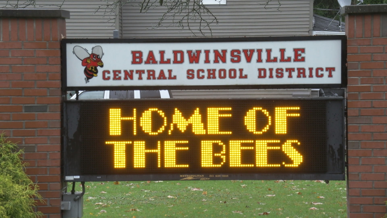 Baldwinsville Central School District sign.