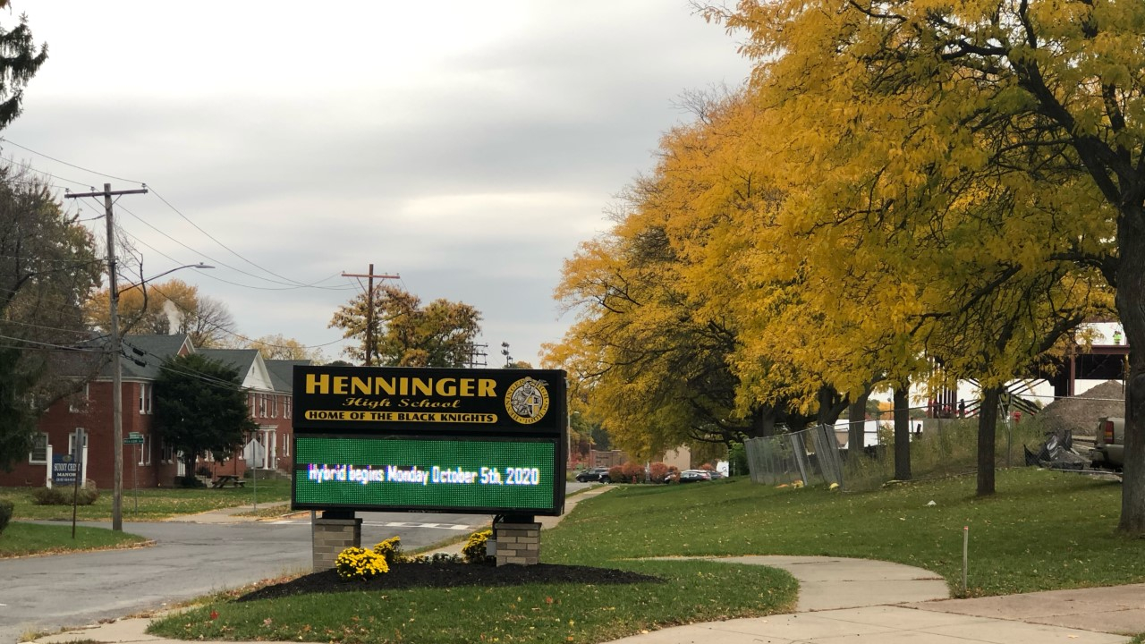 Henninger High School switches to remote learning after a positive COVID-19 case within the school.