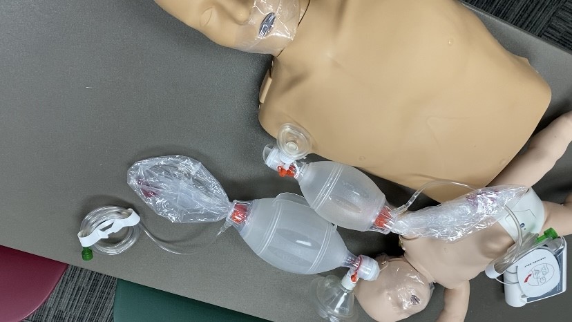 National CPR & AED Awareness week. Test dummies are often used in CPR training.