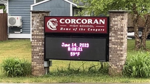 Corcoran High sign